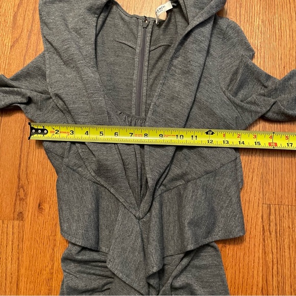 Givenchy Ruffle-Front Ruched Jersey Dress size 38 - Picture 14 of 14